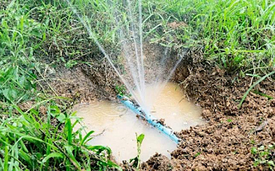 leaking sprinkler valve repair